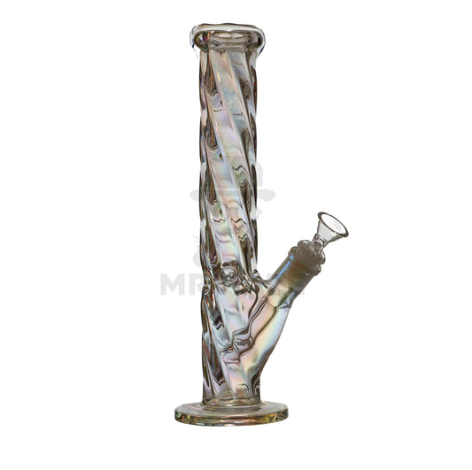 Bong Pyrex Espiral Tornasol Straight Tube de 29cm